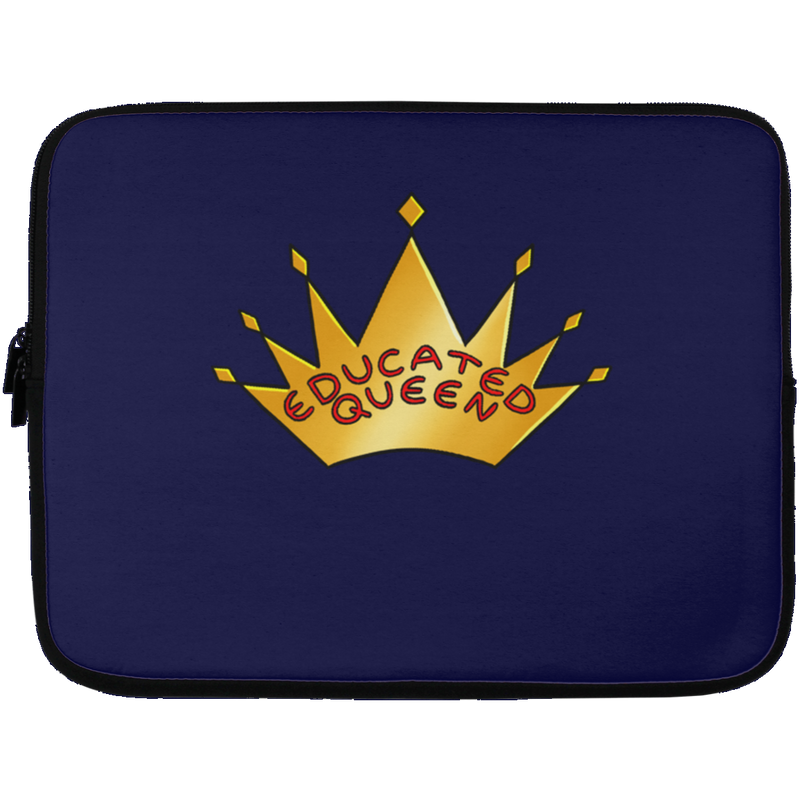 Educated Queen Crown Laptop Sleeve