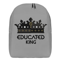 Crown Imperial Grey Minimalist Backpack