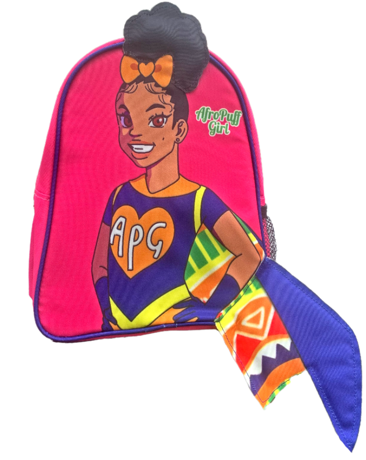 AfroPuff Girl 2D Backpack