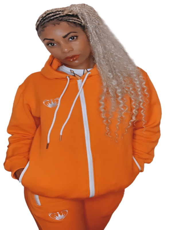Nike orange tracksuit sales womens