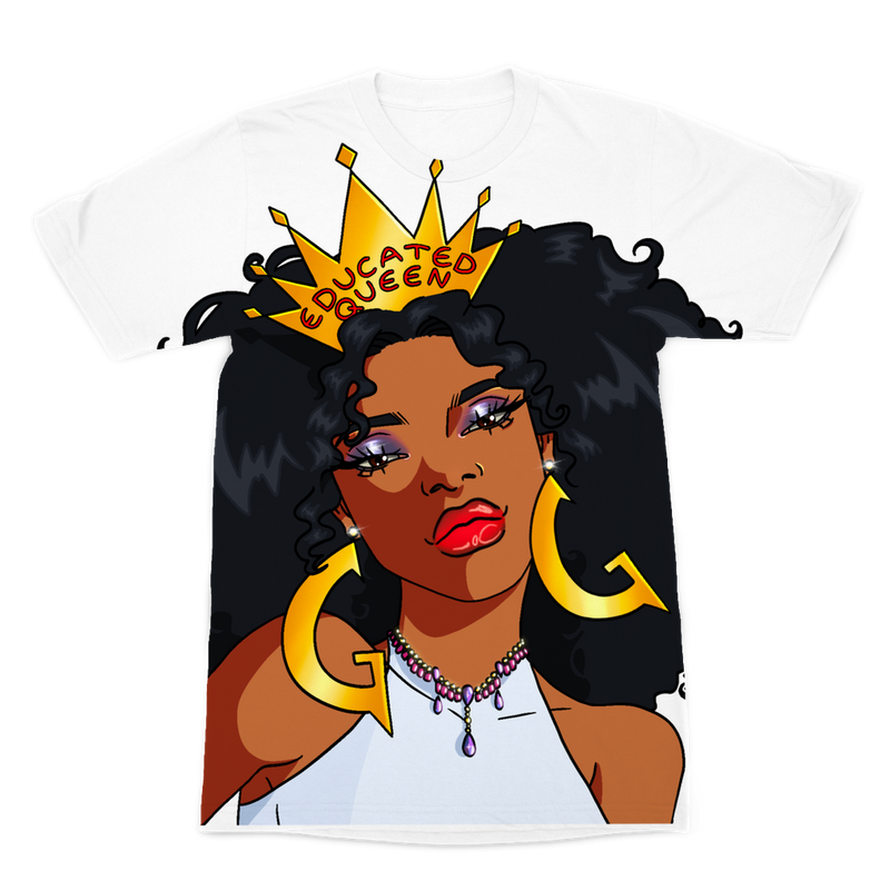 Educated Queen Sublimation T-Shirt