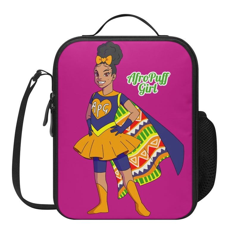 AfroPuff Girl- Tribal Lunch Bag