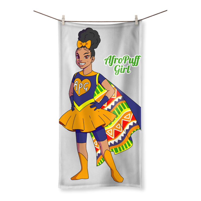 AfroPuff Girl - Tribal Towels