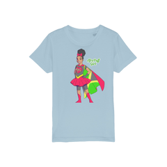 AfroPuff Girl Organic Kids T-Shirt