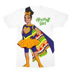 AfroPuff Girl - Tribal Sublimation T-Shirt