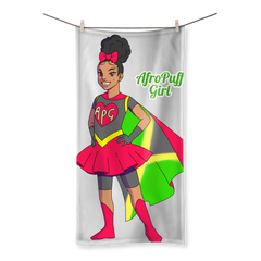 AfroPuff Girl - Jamaica  Towels