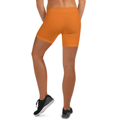 Orange GG Monogram Shorts