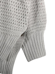 Turtleneck Side Slit Sweater